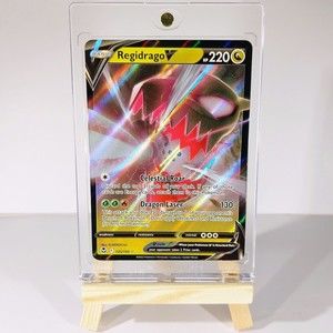 NM Regidrago V Silver Tempest Holo Foil Ultra Rare 135/195 Pokemon TCG Card Swsh
